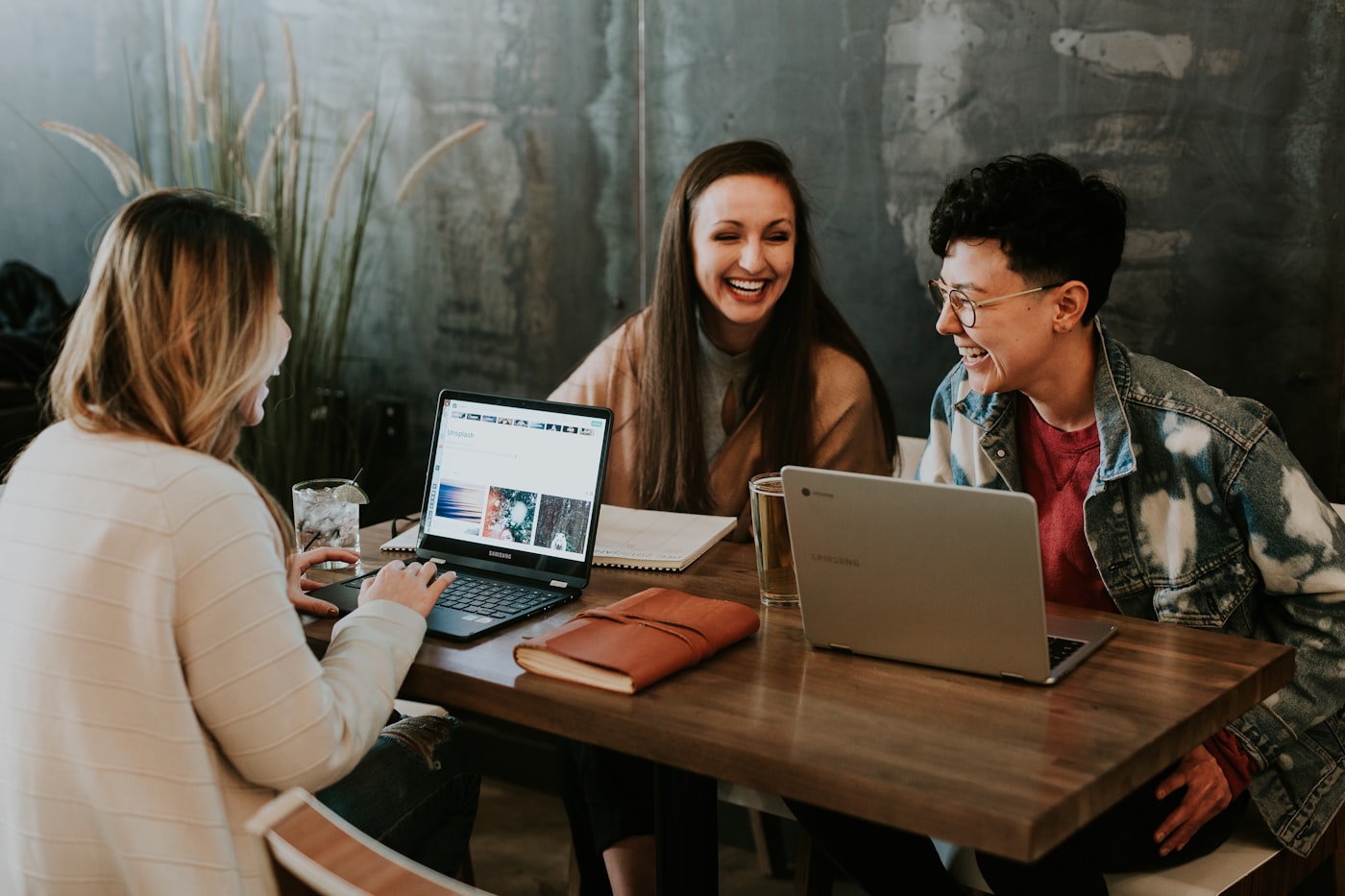 Professionals collaborating on technology-driven business growth